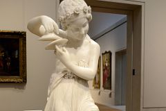 758 Genius of Mirth marble statue - Thomas Crawford carved 1843 - American Wing New York Metropolitan Museum of Art.jpg